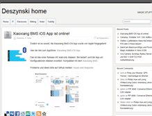 Tablet Screenshot of deszynski.com